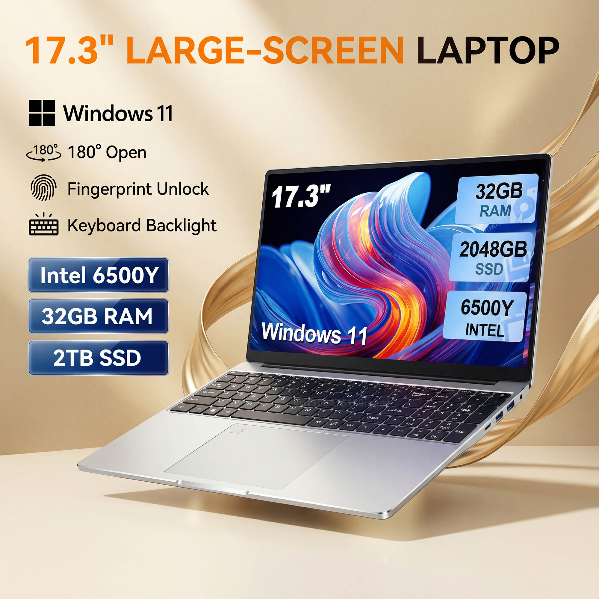 Ssd 2Tb - HOT 17,3-inch laptop met groot scherm