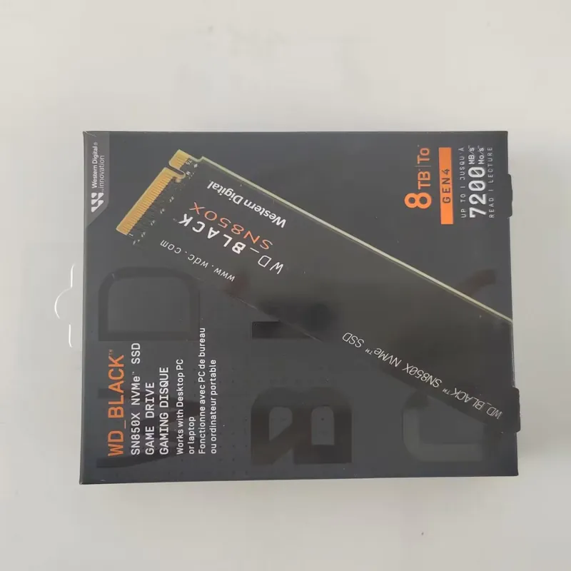 Nieuwe WD_BLACK SN850X 8TB NVM - Nvme Ssd recensie en prijs
