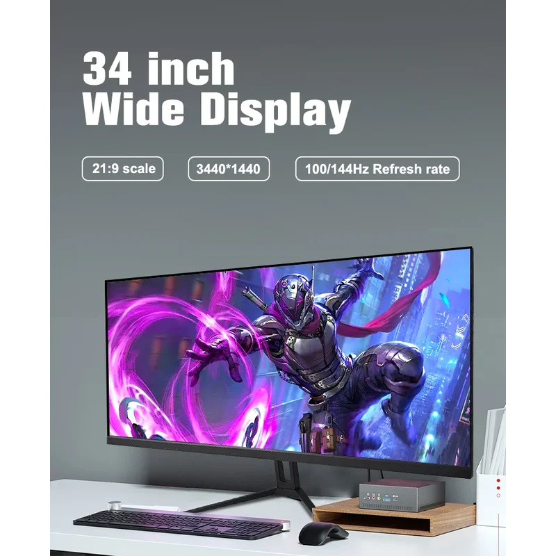 34 inch gebogen monitor 144 Hz - Memory Card Ssd recensie en prijs